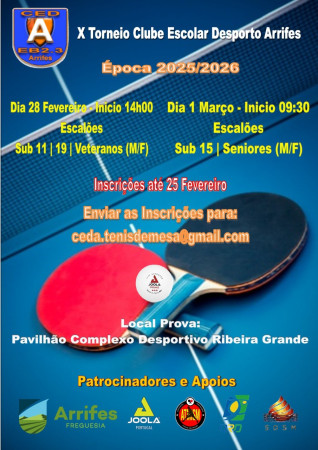 X Torneio CED Arrifes